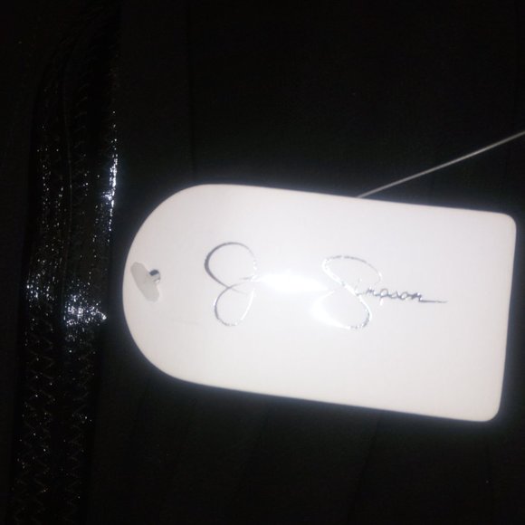 Jessica Simpson Fit & Flare Black Cocktail Dress Sz 8 - Picture 8 of 11